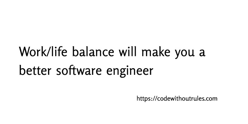 What does the work-life balance of a Software Engineer look like?